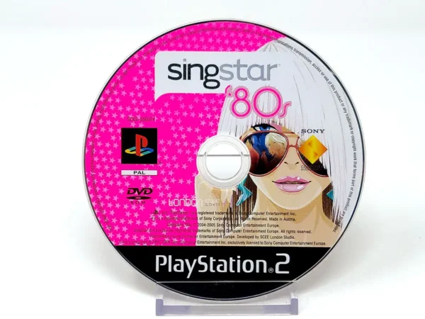 SingStar '80s (HOL) (Disco) para PlayStation 2, edición PAL Holanda, de segunda mano