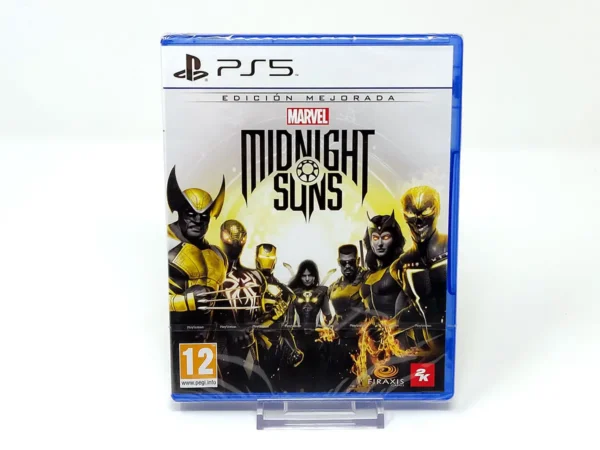 Portada de Marvel Midnight Suns (ESP) (Precintado) para PlayStation 5, edición PAL España, nuevo