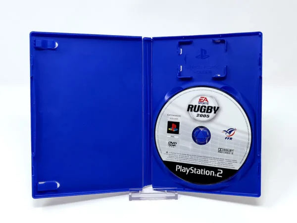Interior del juego Rugby 2005 (FRA) (Rebajado) para PlayStation 2 con disco y manual