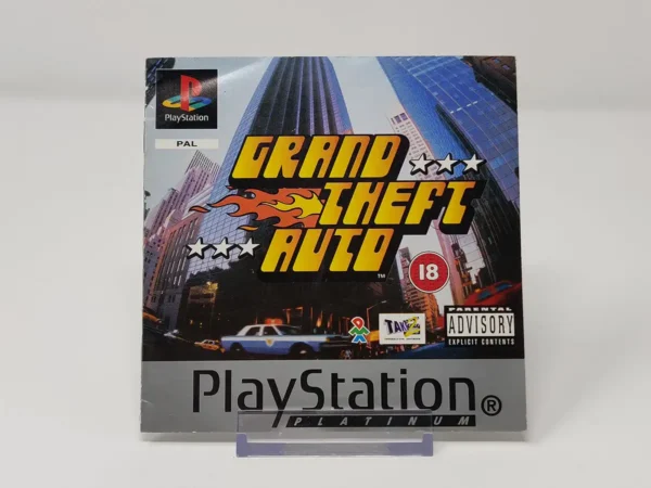 Grand Theft Auto (UK) (Platinum) (Manual) para PlayStation 1, de segunda mano