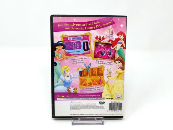 Parte trasera de Disney Princess: Enchanted Journey (UK) (Rebajado) para PlayStation 2, edición PAL UK