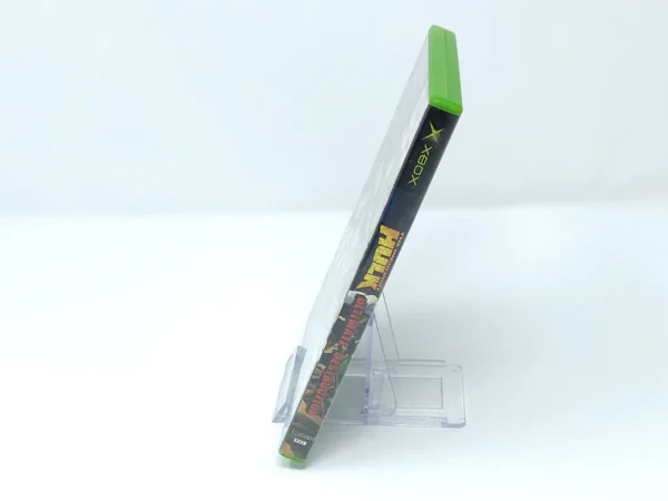 Parte trasera de The Incredible Hulk: Ultimate Destruction (ESP) para XBOX, edición PAL España