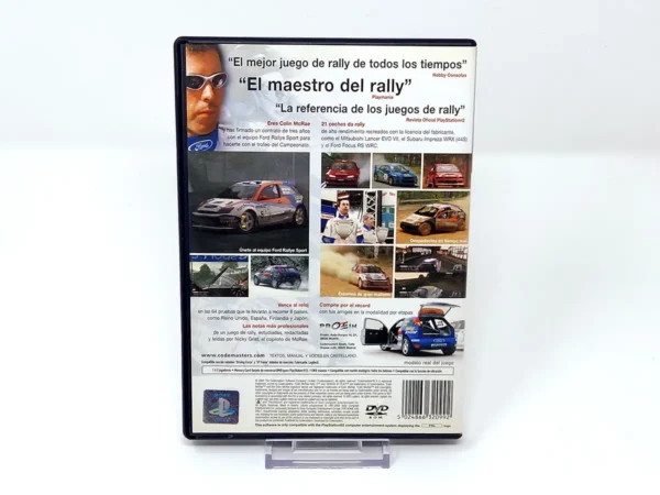 Parte trasera de Colin McRae Rally 3 (ESP) para PlayStation 2, edición PAL España