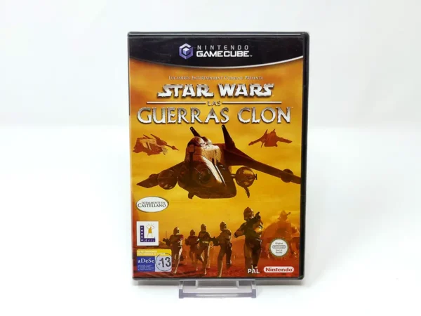 Portada de Star Wars: Las Guerras Clon (ESP) (Precintado) para Nintendo GameCube, edición PAL España, de segunda mano
