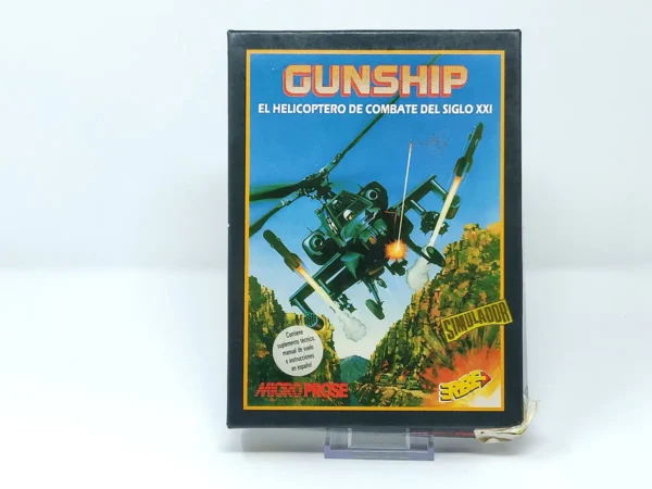 Portada de Gunship (ESP) para Sinclair ZX Spectrum, edición PAL España, de segunda mano