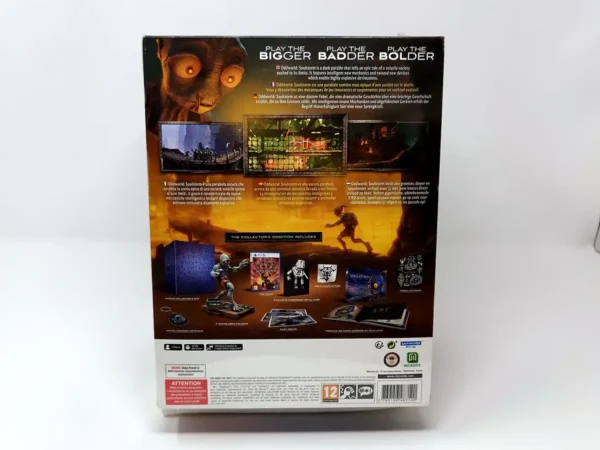 Parte trasera de Oddworld Soulstorm (Collector's Oddition) (ESP) (Precintado) para PlayStation 5, edición PAL España