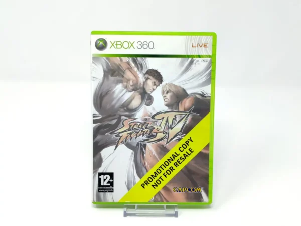 Portada de Street Fighter IV (UK) (Promo) para XBOX 360, edición PAL UK, de segunda mano