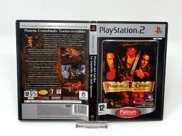 Piratas del Caribe - La Leyenda de Jack Sparrow (ESP) (Platinum) (Carátula) para PlayStation 2, edición PAL España, de segunda mano