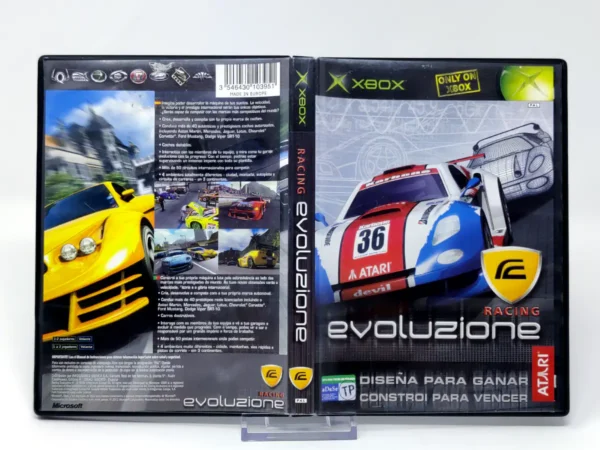 Racing Evoluzione (ESP) (Carátula) para XBOX, edición PAL España, de segunda mano