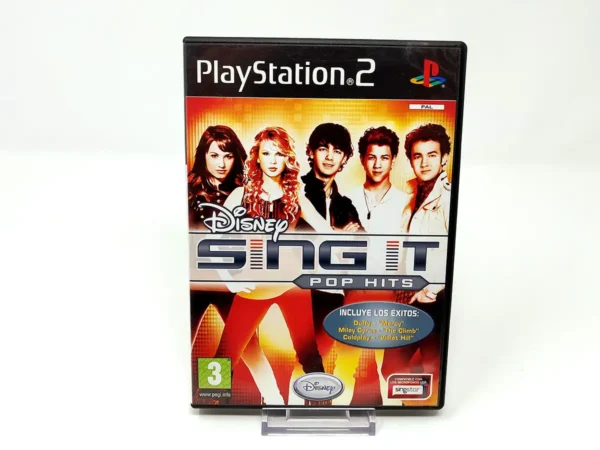 Portada de Disney Sing It: Pop Hits (ESP) (Rebajado) para PlayStation 2, edición PAL España, de segunda mano