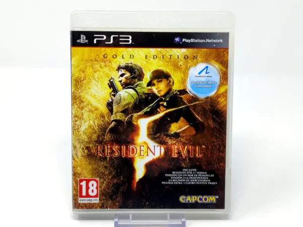 Portada de Resident Evil 5: Gold Edition (ESP) para PlayStation 3, edición PAL España, de segunda mano