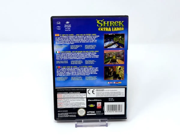 Parte trasera de Shrek Extra Large (ESP) (Rebajado) para Nintendo GameCube, edición PAL España