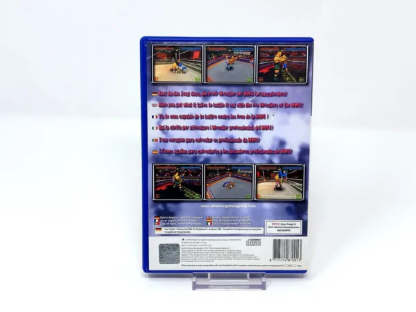 Parte trasera de World Wrestling Championship (EUR) para PlayStation 2, edición PAL EUR