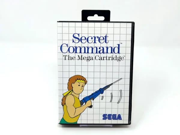 Portada de Secret Command (ESP) (Rebajado) para Sega Master System, edición PAL España, de segunda mano
