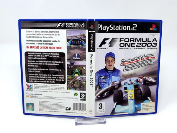 Formula One 2003 (ESP) (Carátula) para PlayStation 2, edición PAL España, de segunda mano