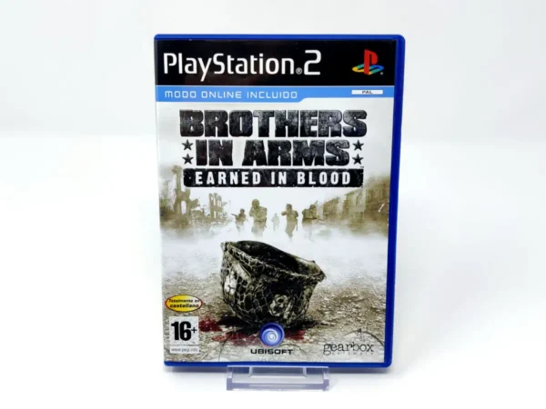Portada de Brothers in Arms: Earned in Blood (ESP) (Rebajado) para PlayStation 2, edición PAL España, de segunda mano