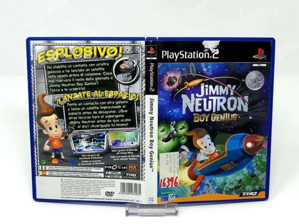 Jimmy Neutron: Boy Genius (ESP) (Carátula) (Rebajado) para PlayStation 2, edición PAL España, de segunda mano
