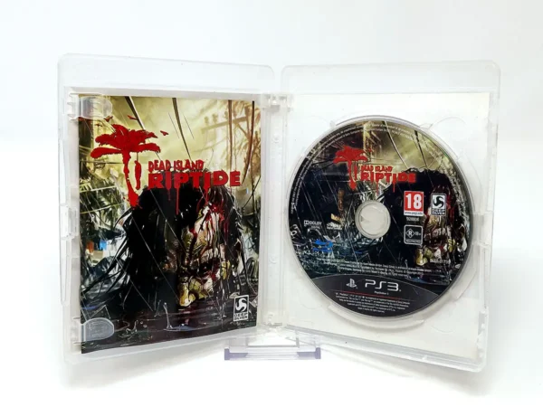 Interior del juego Dead Island: Riptide (FRA) para PlayStation 3 con disco y manual