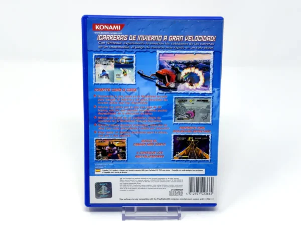 Parte trasera de Whiteout (ESP) para PlayStation 2, edición PAL España