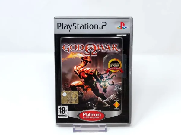 Portada de God of War (ITA) (Platinum) para PlayStation 2, edición PAL Italia, de segunda mano