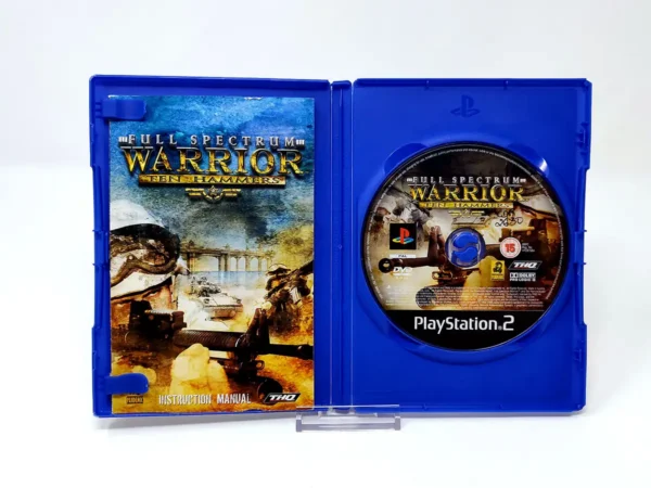 Interior del juego Full Spectrum Warrior: Ten Hammers (UK) (Rebajado) para PlayStation 2 con disco y manual