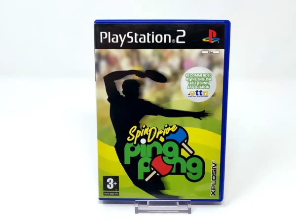 Portada de SpinDrive Ping Pong (UK) para PlayStation 2, edición PAL UK, de segunda mano
