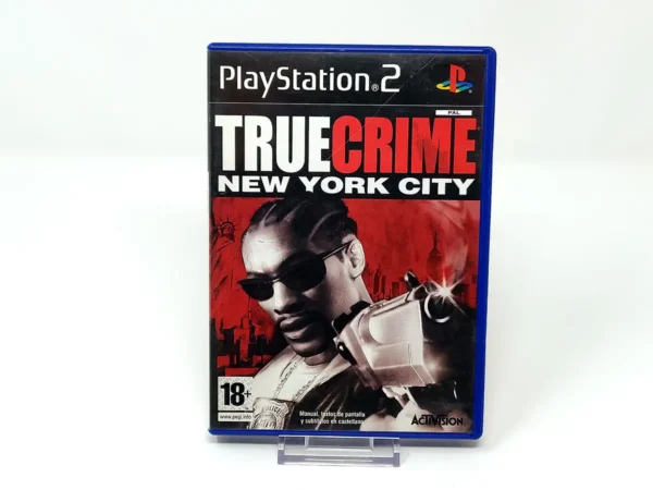 Portada de True Crime: New York City (ESP) para PlayStation 2, edición PAL España, de segunda mano