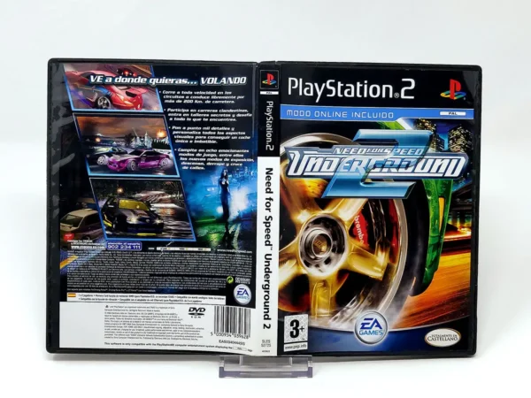 Need for Speed: Underground 2 (ESP) (Carátula) para PlayStation 2, edición PAL España, de segunda mano
