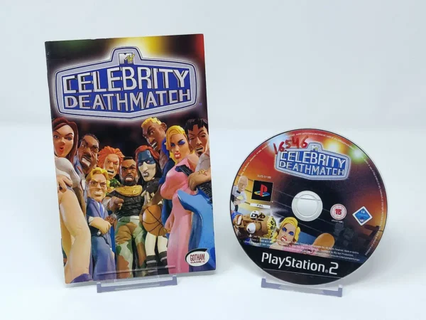 Portada de MTV Celebrity Deathmatch (ESP) (Rebajado) para PlayStation 2, de segunda mano