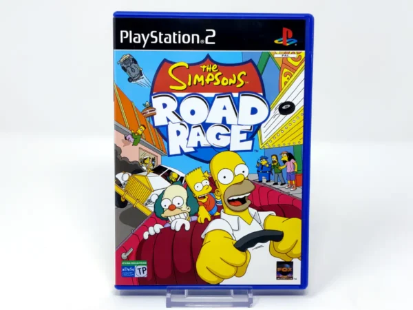 Portada de The Simpsons: Road Rage (ESP) para PlayStation 2, edición PAL España, de segunda mano