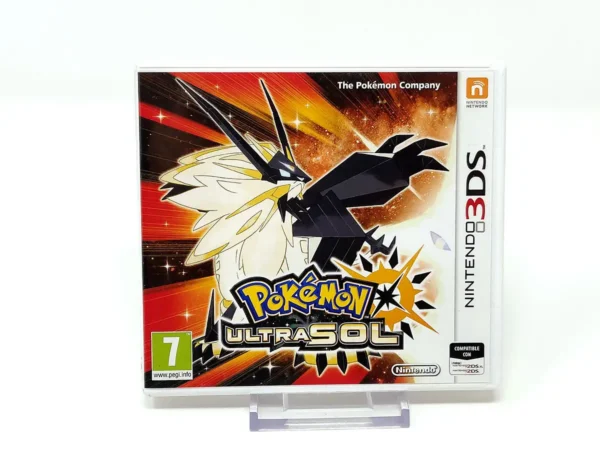 Portada de Pokemon Ultra Sol (ESP) para Nintendo 3DS, edición PAL España, de segunda mano