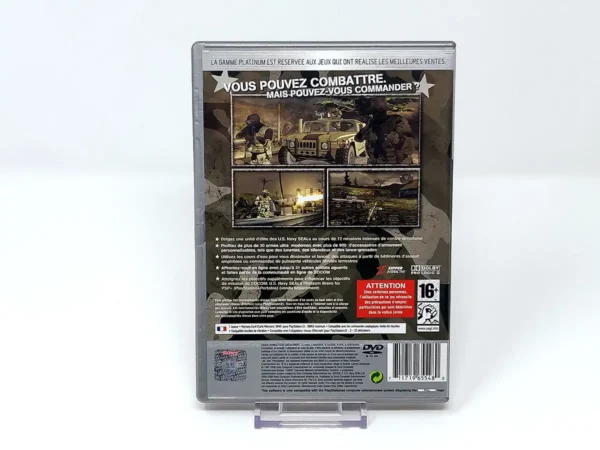Parte trasera de SOCOM 3: U.S. Navy SEALs (FRA) (Platinum) para PlayStation 2, edición PAL Francia