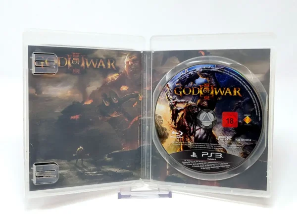 Interior del juego God of War III (ESP) (Rebajado) para PlayStation 3 con disco y manual