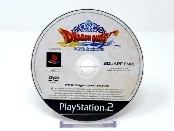 Dragon Quest: L'odysée du roi maudit (FRA) (Disco) para PlayStation 2, edición PAL Francia, de segunda mano