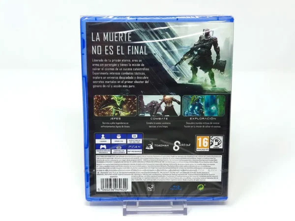 Parte trasera de Immortal: Unchained (ESP) (Precintado) para PlayStation 4, edición PAL España