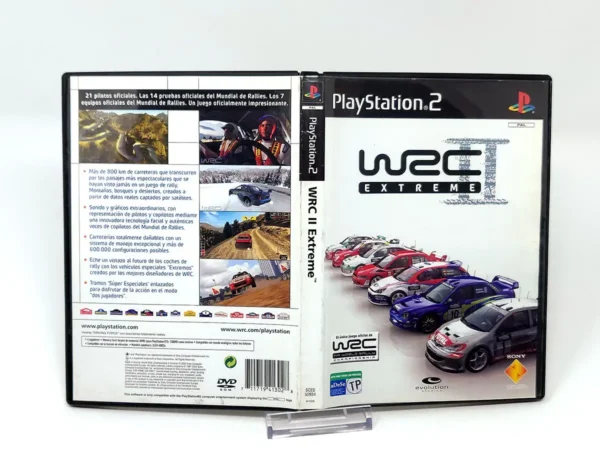 WRC II Extreme (ESP) (v1) (Carátula) para PlayStation 2, edición PAL España, de segunda mano