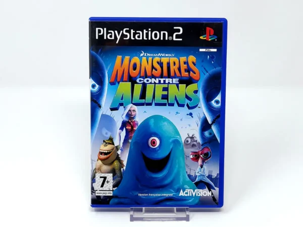 Portada de Monstres Contre Aliens (FRA) para PlayStation 2, edición PAL Francia, de segunda mano