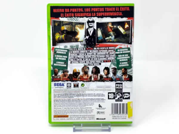 Parte trasera de The Club (ESP) (Rebajado) para XBOX 360, edición PAL España