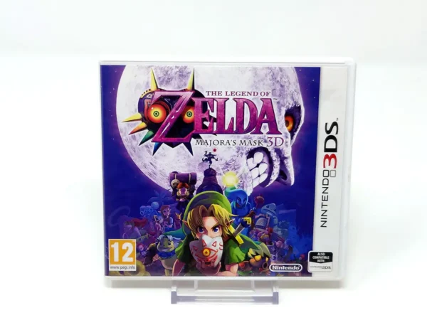 Portada de The Legend of Zelda: Majora's Mask 3D (UK) para Nintendo 3DS, edición PAL UK, de segunda mano