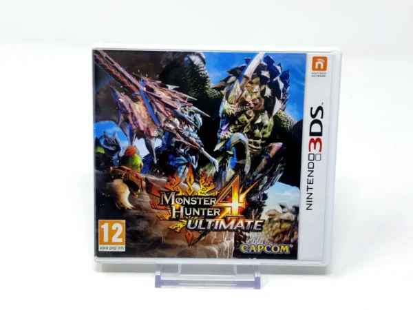 Monster Hunter 4: Ultimate (ESP) (Carátula) para Nintendo 3DS, edición PAL España, de segunda mano