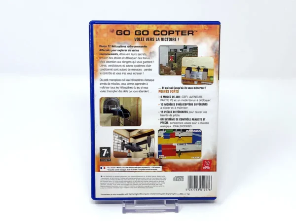 Parte trasera de Go Go Copter: Remote Control Helicopter (FRA) (Rebajado) para PlayStation 2, edición PAL Francia