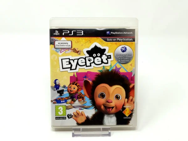 Portada de EyePet (ESP) para PlayStation 3, edición PAL España, de segunda mano