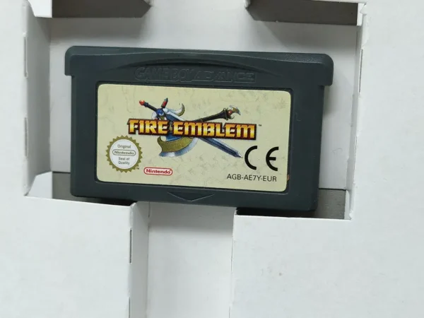 Lateral de la caja de Fire Emblem (ESP) para Nintendo Game Boy Advance