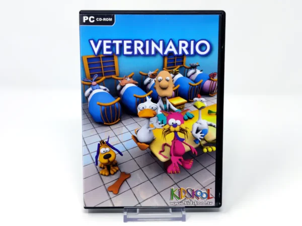 Portada de Kidskool Veterinario (ESP) para PC, edición PAL España, de segunda mano