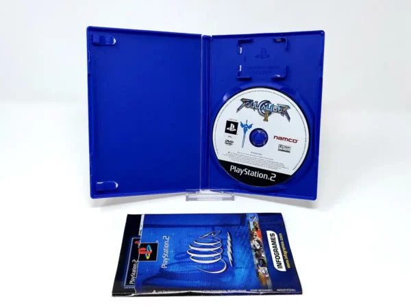 Interior del juego Soulcalibur II (POR) (Rebajado) para PlayStation 2 con disco y manual