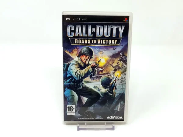 Portada de Call of Duty: Roads to Victory (ESP) para PSP, edición PAL España, de segunda mano