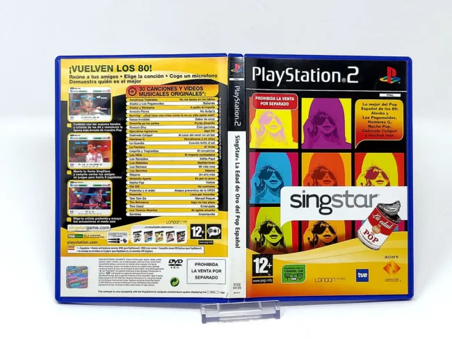 SingStar La Edad de Oro del Pop Español (ESP) (Carátula)