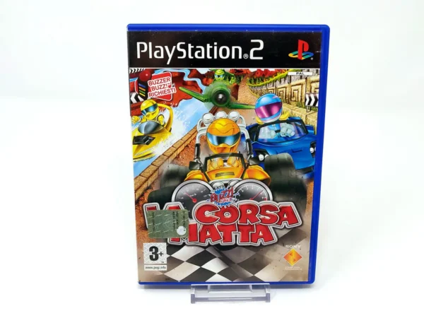 Portada de Buzz! Junior: La Corsa Matta (ITA) para PlayStation 2, edición PAL Italia, de segunda mano