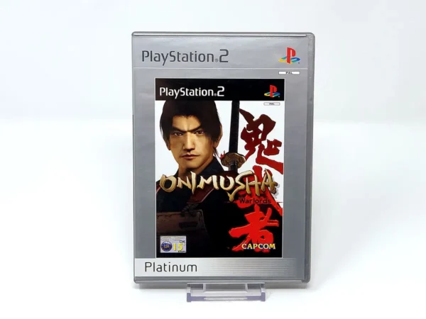 Portada de Onimusha: Warlords (ESP) (Platinum) para PlayStation 2, edición PAL España, de segunda mano