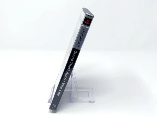 Lateral de la caja de Grand Theft Auto: Vice City (ESP) (Platinum) para PlayStation 2